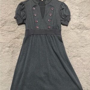 BeBop Gray Midi Dress